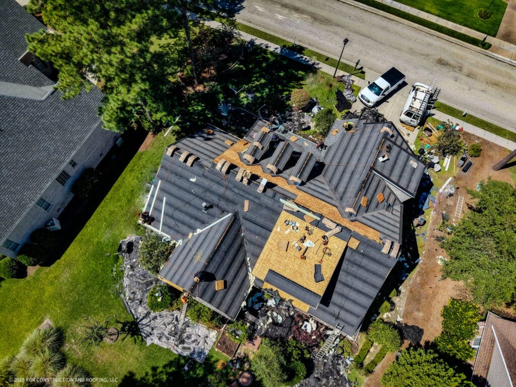RGR Construction & Roofing, LLC logo representing a licensed Wilmington NC roofing company and general contractor serving residential and commercial clients.