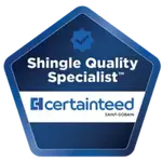 CertainTeed shingle quality specialist roofer in Wilmington NC