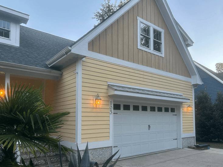 insurance claims specialist exterior repairs completed in hampstead nc after storm damage including roofing and siding by rgr construction and roofing llc