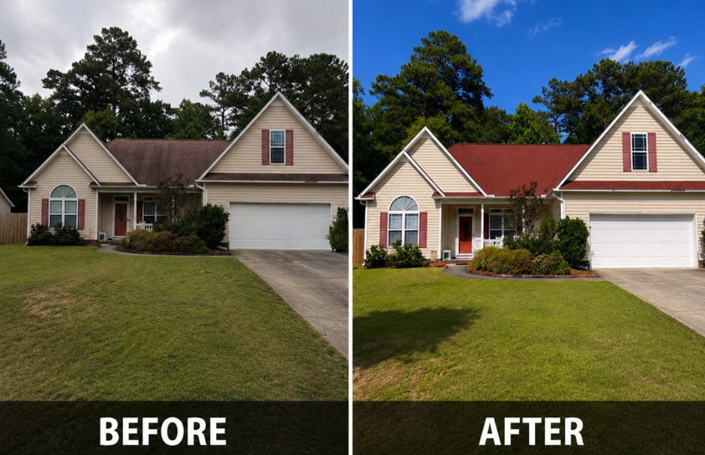 Roof Replacement project proof in Wilmington NC by RGR