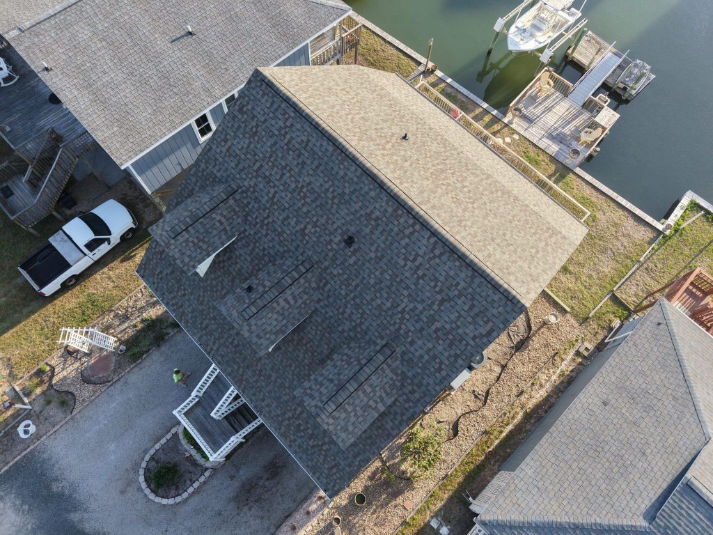 RGR Construction and Roofing FORTIFIED Roof Replacement project in Holden Beach, NC