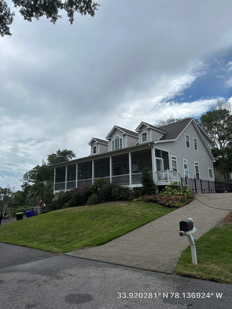 RGR Construction and Roofing Roof Replacement project in Oak Island, NC