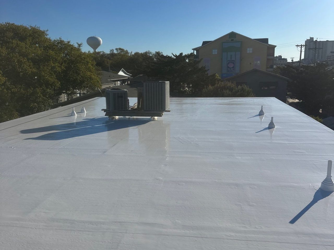 RGR Construction and Roofing Commercial Roofing project in Carolina Beach, NC