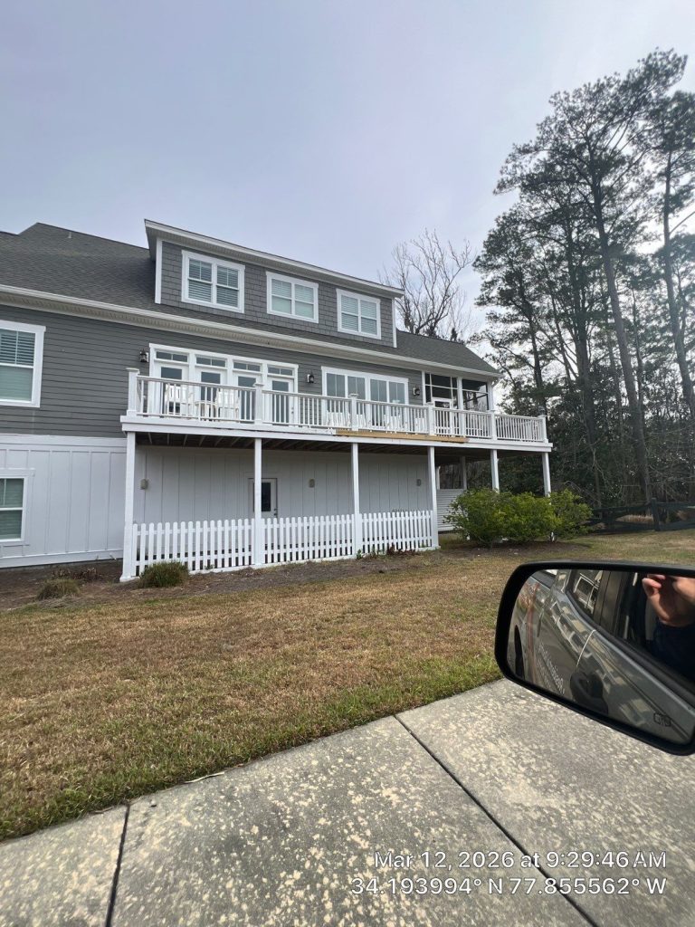 RGR Construction and Roofing Deck & Porches project in Wilmington, NC