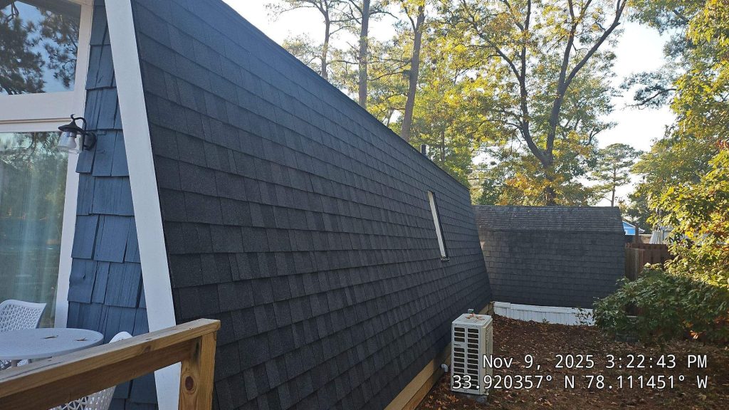 RGR Construction and Roofing FORTIFIED Roof Replacement project in Oak Island, NC