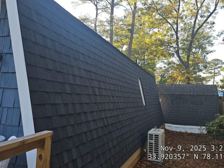 RGR Construction and Roofing FORTIFIED Roof Replacement project in Oak Island, NC