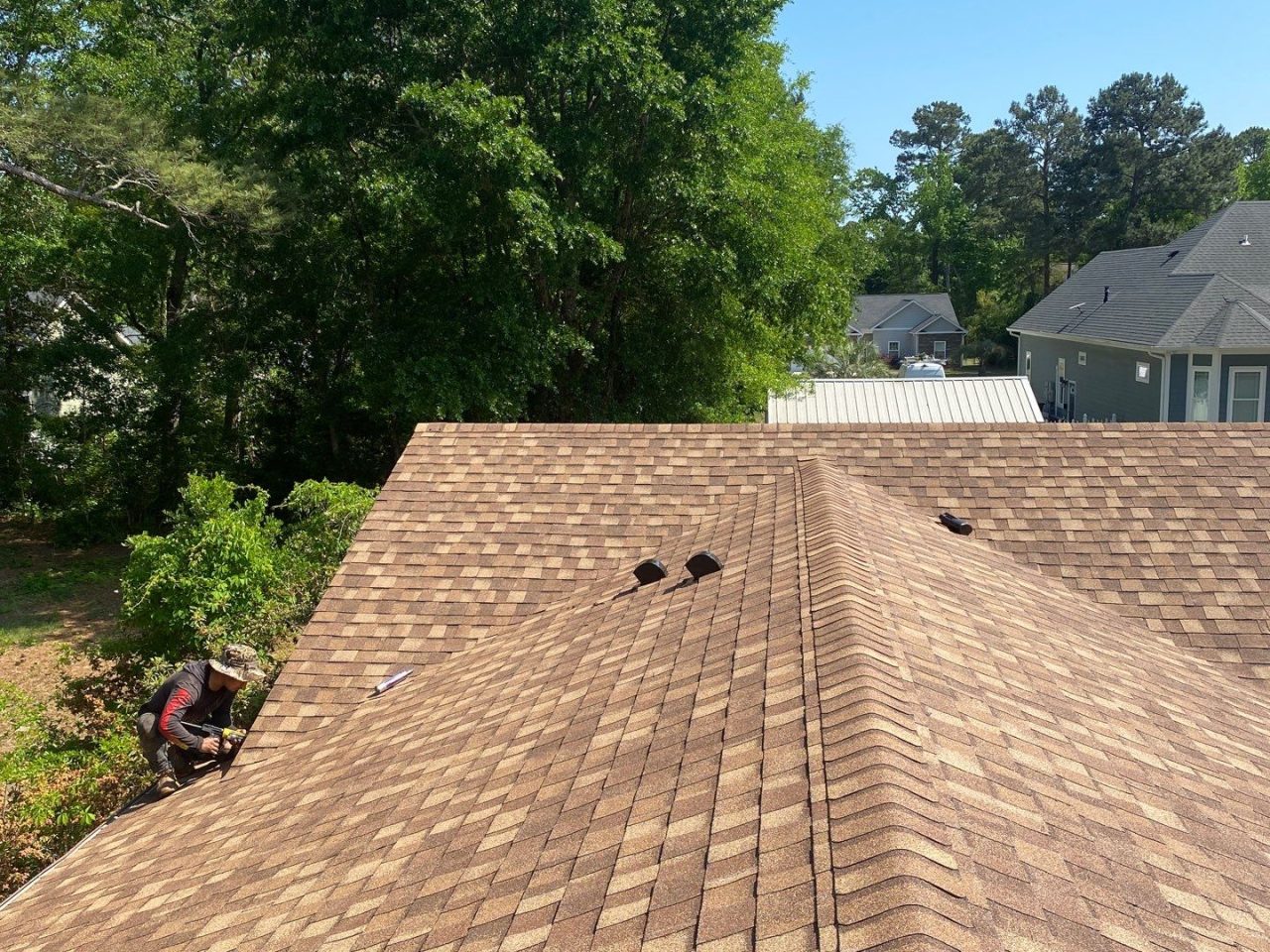 RGR Construction and Roofing FORTIFIED Roof Replacement project in Brunswick County