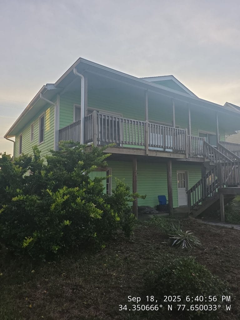 RGR Construction and Roofing FORTIFIED Roof Replacement project in Topsail Beach, NC