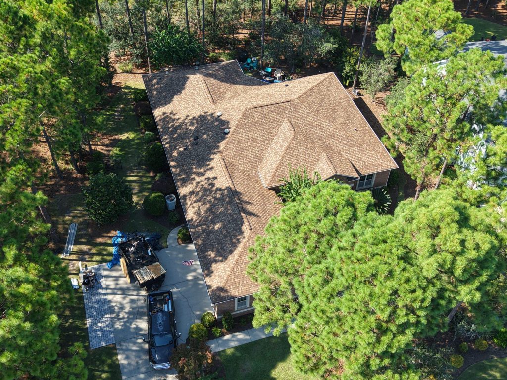 RGR Construction and Roofing FORTIFIED Roof Replacement project in Southport, NC