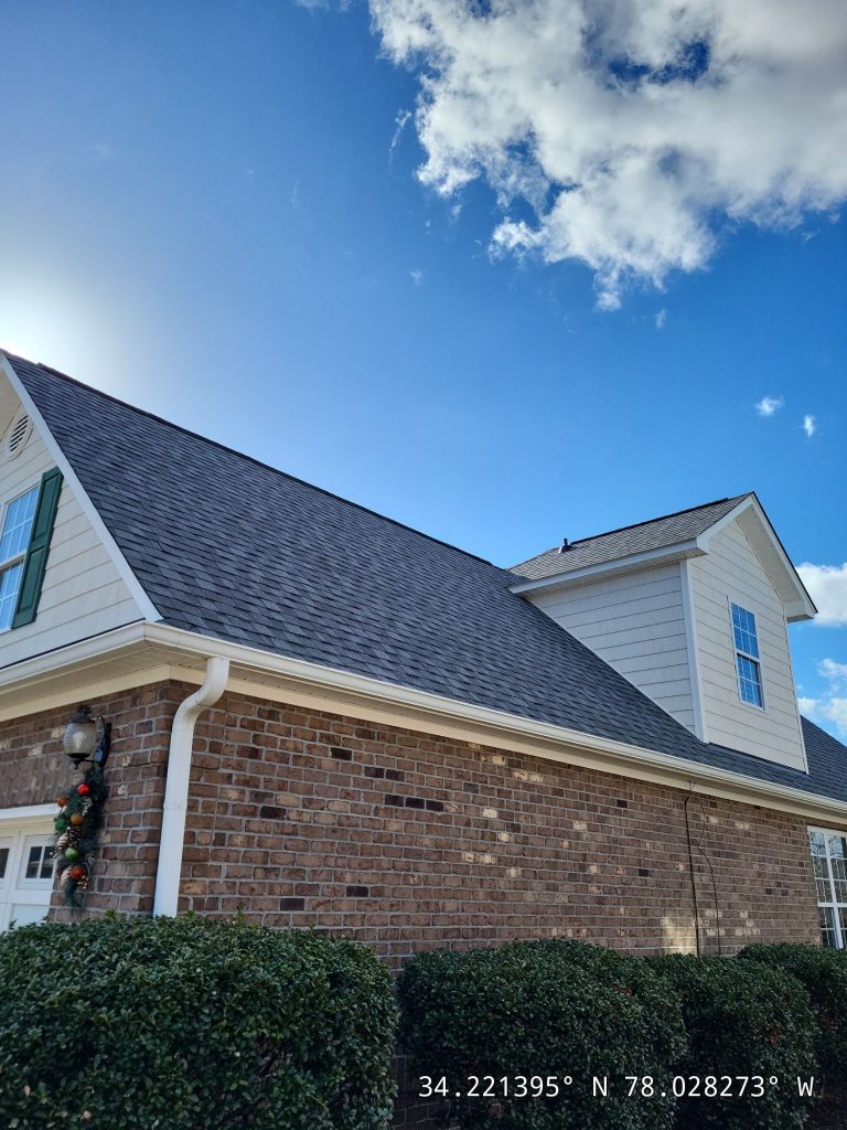 RGR Construction and Roofing FORTIFIED Roof Replacement project in Leland, NC