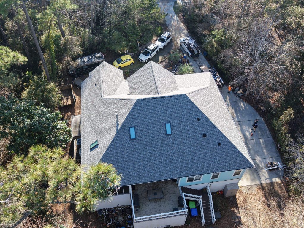 RGR Construction and Roofing FORTIFIED Roof Replacement project in Southport, NC