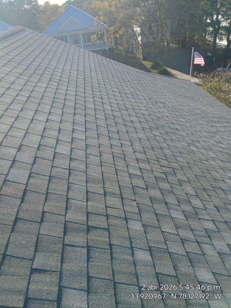 RGR Construction and Roofing FORTIFIED Roof Replacement project in Oak Island, NC