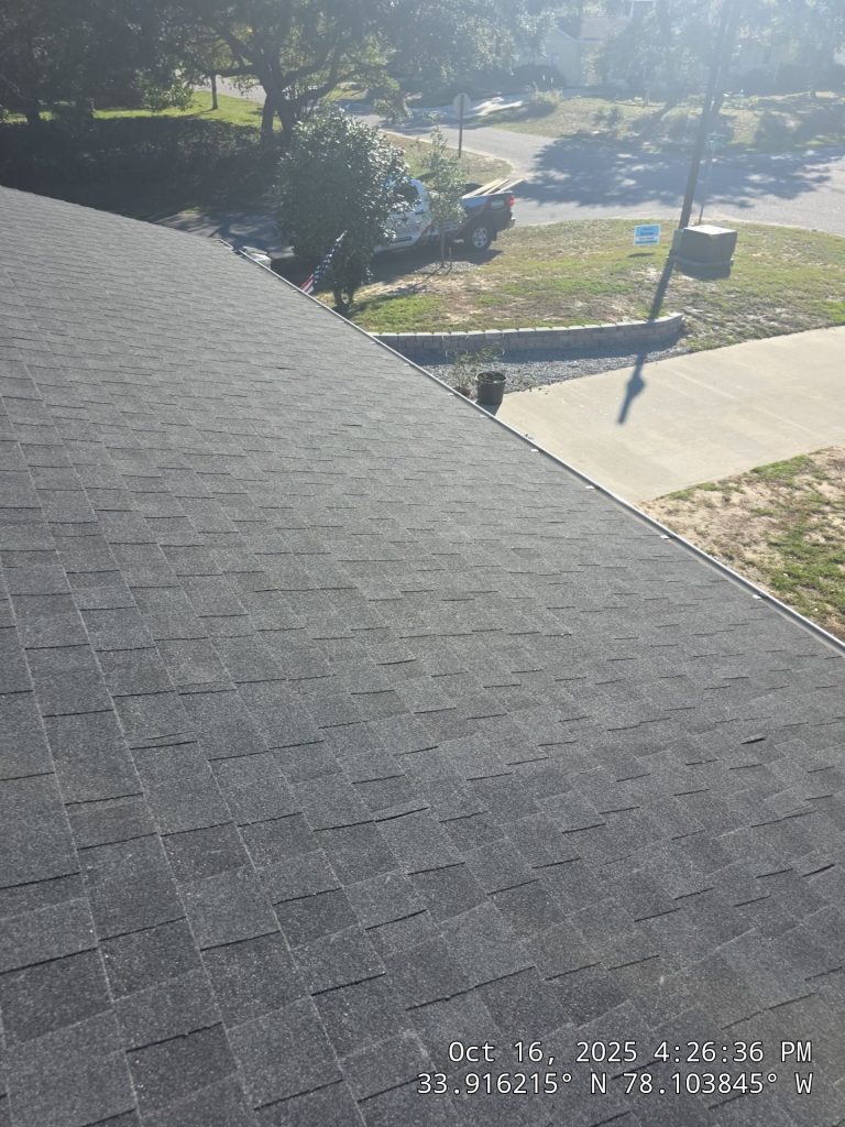 RGR Construction and Roofing FORTIFIED Roof Replacement project in Oak Island, NC