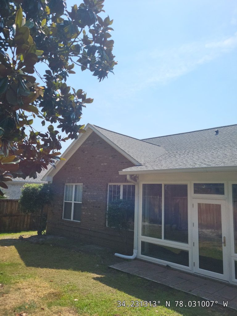 RGR Construction and Roofing FORTIFIED Roof Replacement project in Leland, NC