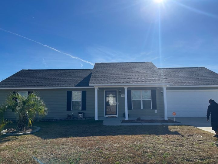 RGR Construction and Roofing Roof Replacement project in Sneads Ferry, NC