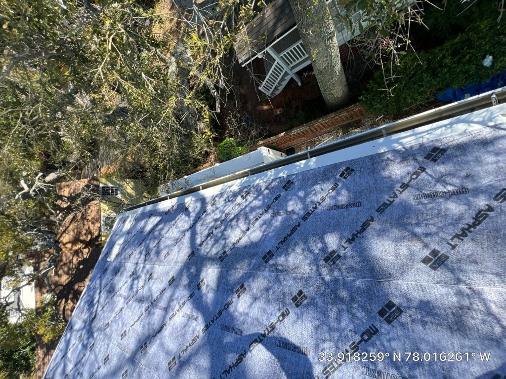 RGR Construction and Roofing Metal Roof Installation project in Southport, NC