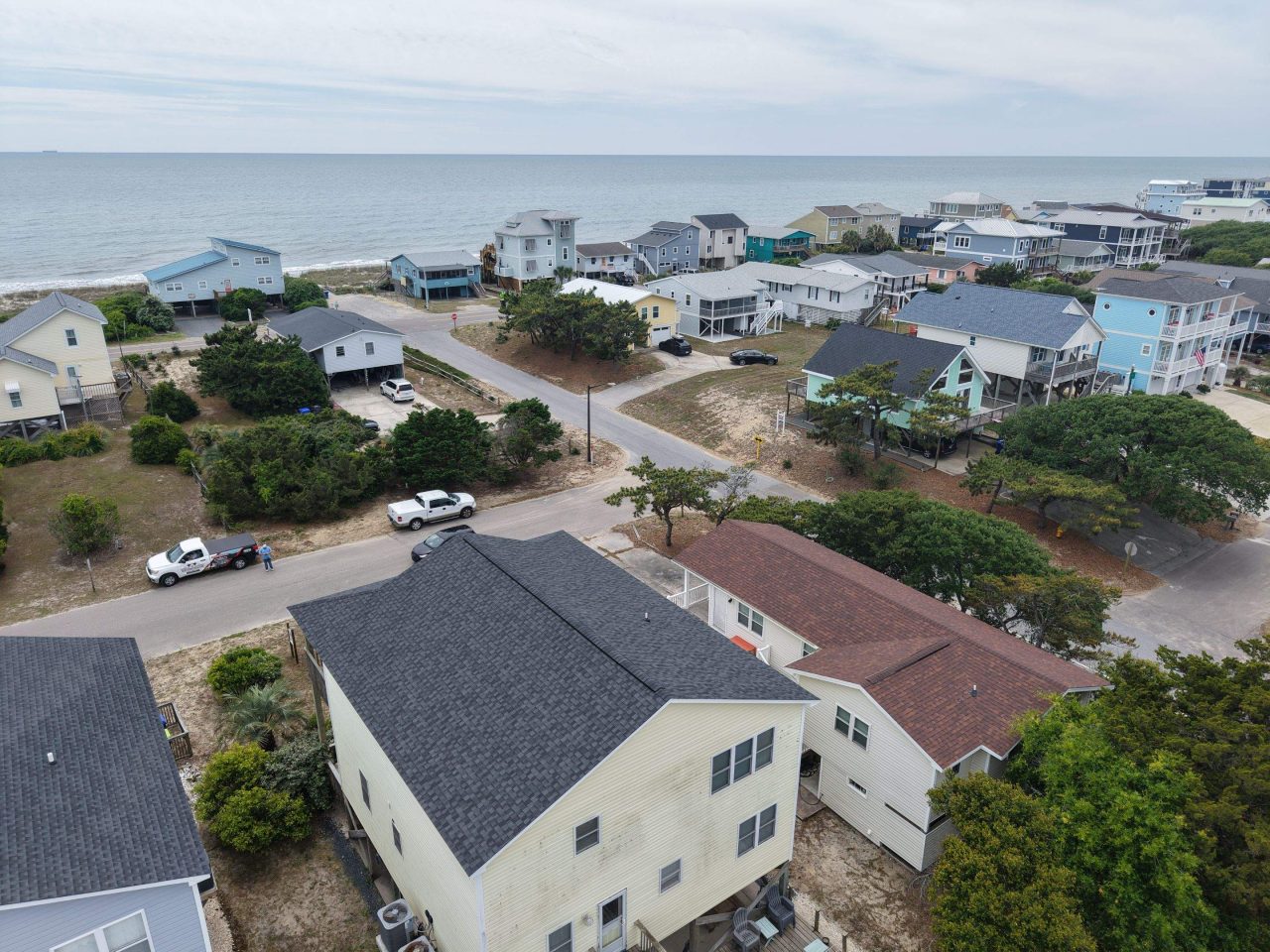 RGR Construction and Roofing Roof Replacement project in Oak Island, NC