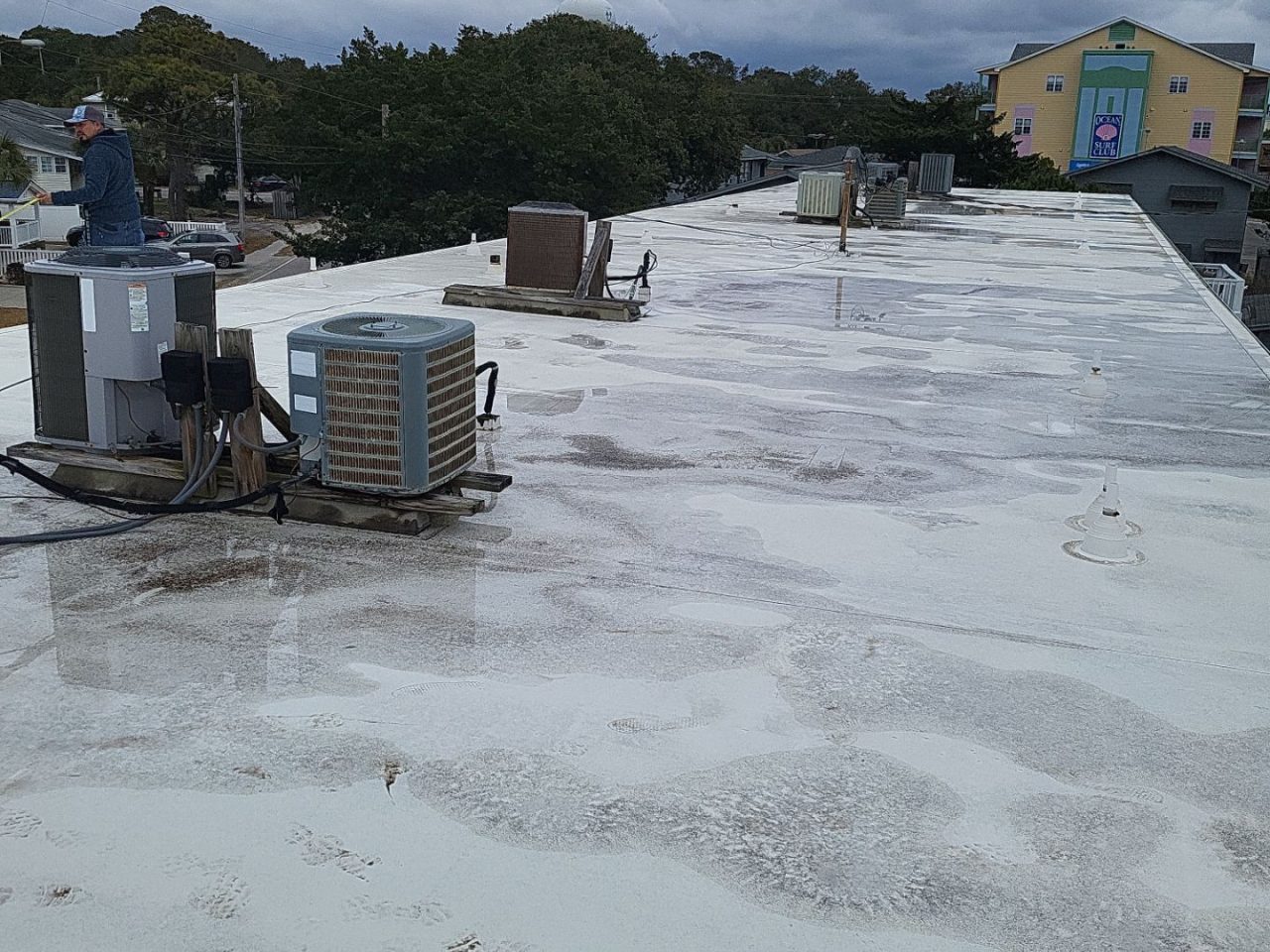 RGR Construction and Roofing Commercial Roofing project in Carolina Beach, NC