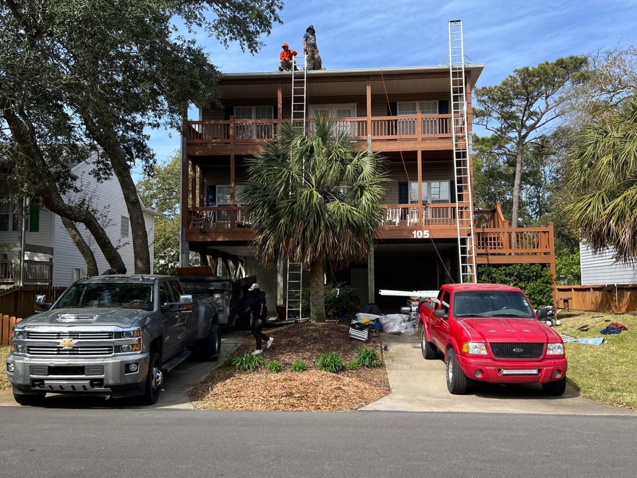 RGR Construction and Roofing, LLC FORTIFIED Roof Replacement project in Oak Island, NC