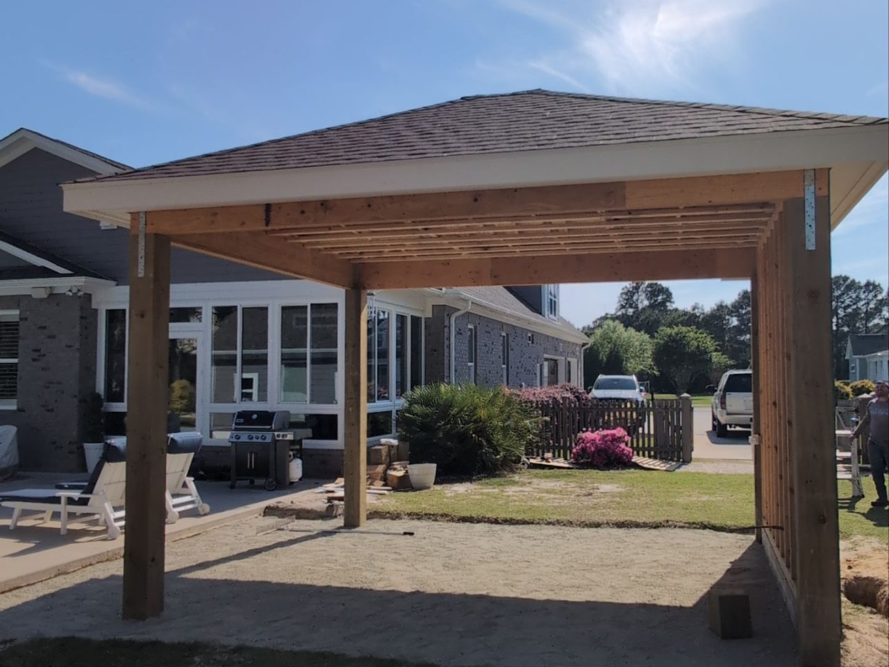 RGR Construction and Roofing Deck & Porches project in Hampstead, NC