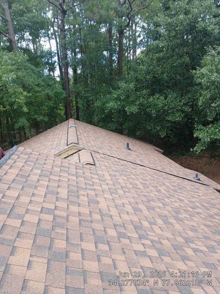 RGR Construction and Roofing FORTIFIED Roof Replacement project in Wilmington, NC