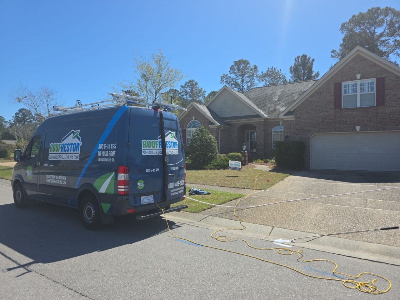 Roof Restoration using Roof Restor by RGR Construction and Roofing, LLC