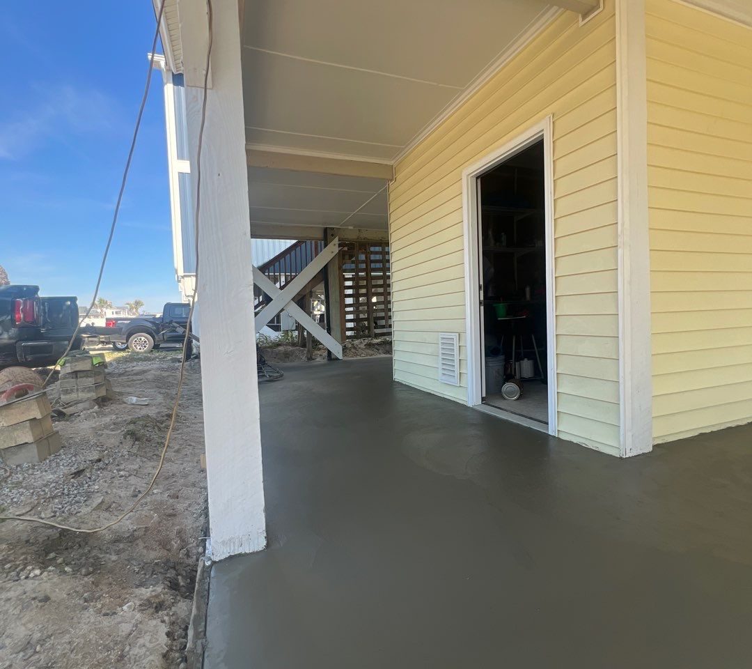 RGR Construction and Roofing Driveway project in Oak Island, NC