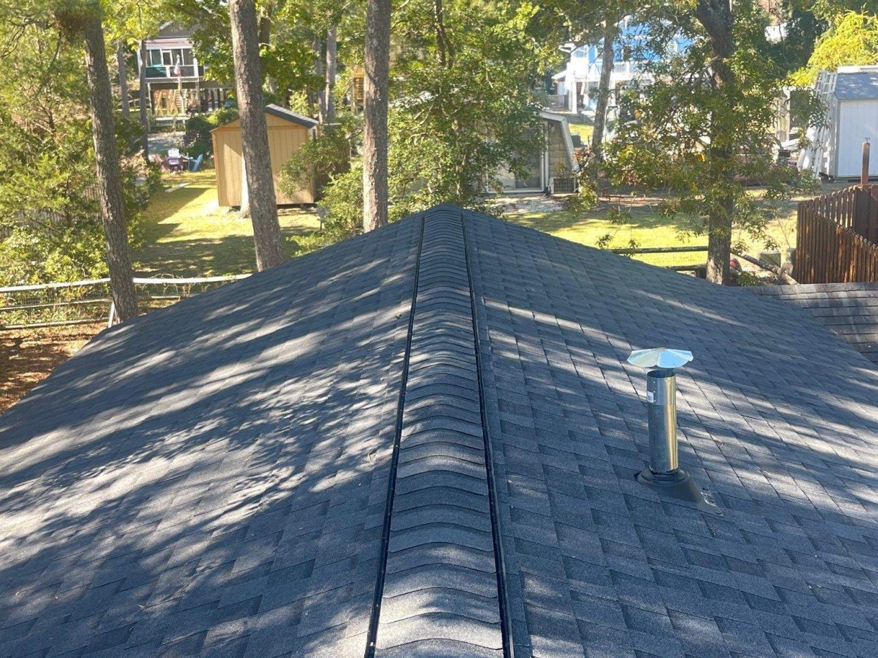 RGR Construction and Roofing FORTIFIED Roof Replacement project in Oak Island, NC