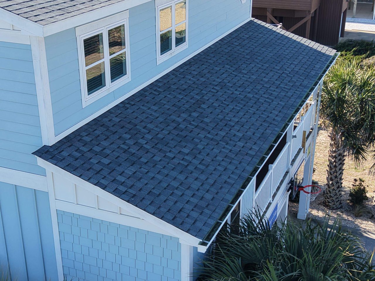 RGR Construction and Roofing FORTIFIED Roof Replacement project in Holden Beach, NC