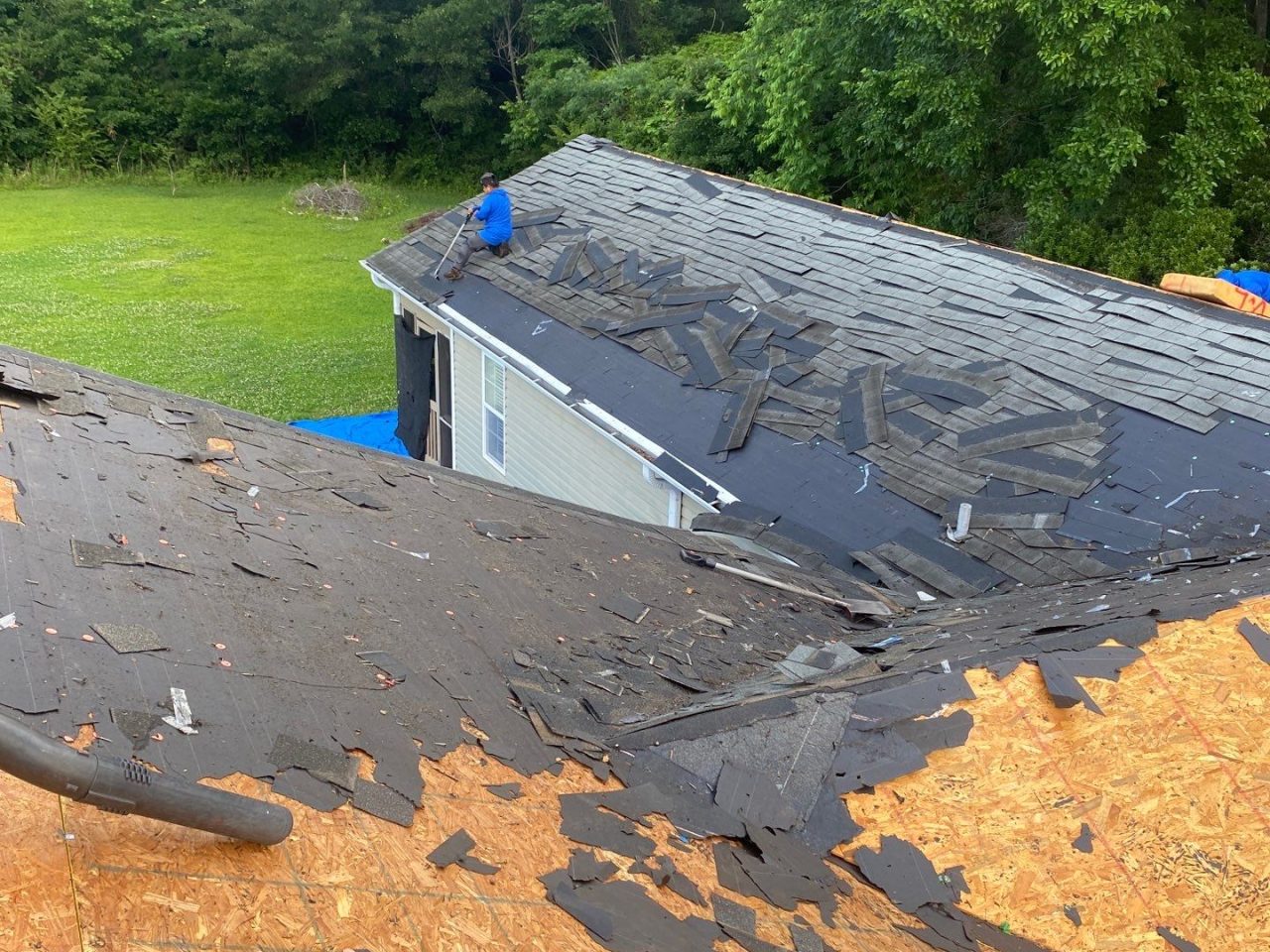 RGR Construction and Roofing FORTIFIED Roof Replacement project in Sneads Ferry, NC
