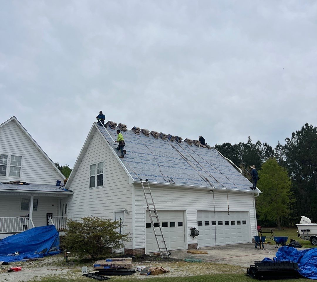 RGR Construction and Roofing, LLC Roof Replacement project in Rocky Point, NC