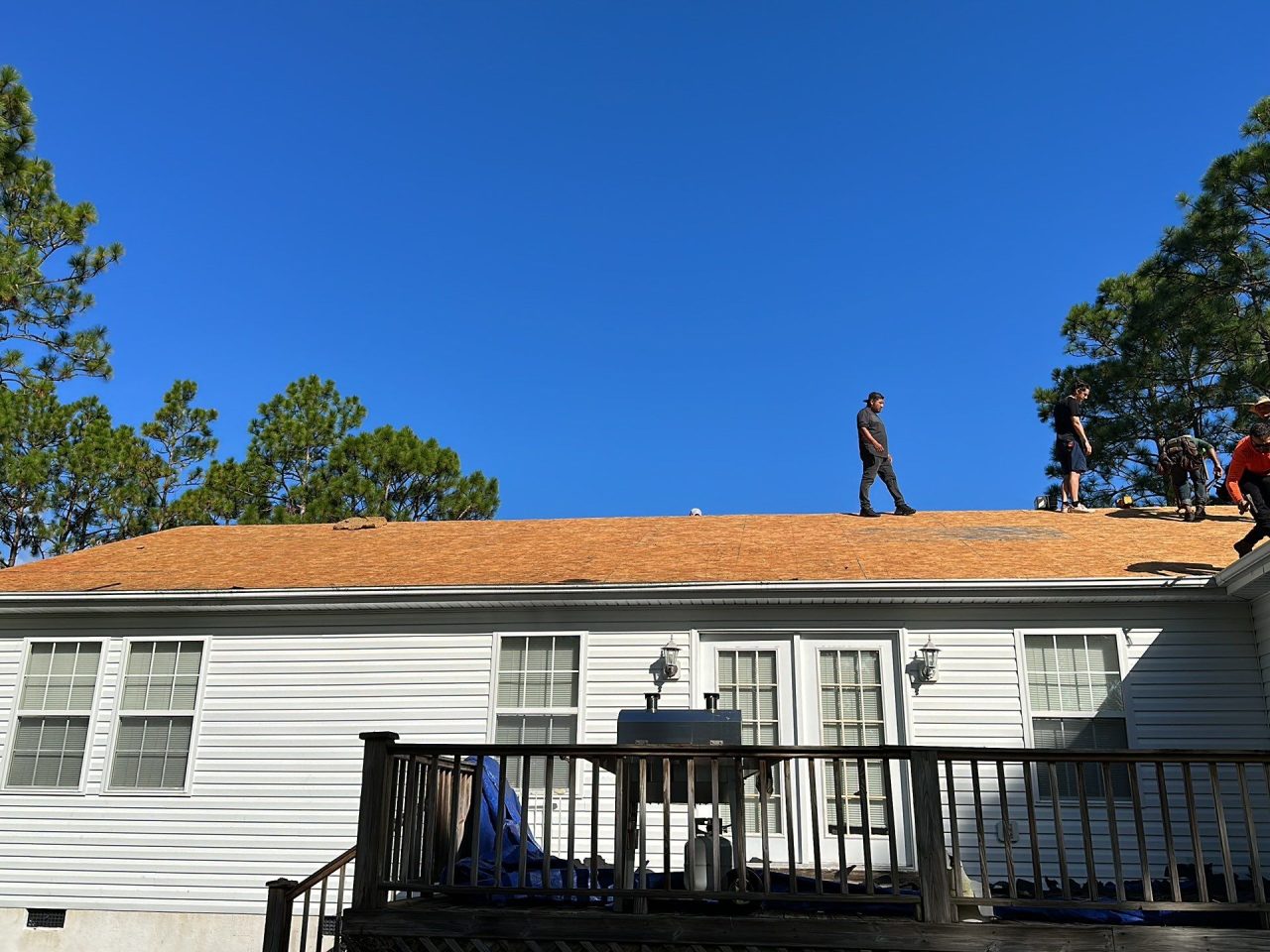 RGR Construction and Roofing Roof Replacement project in Southport, NC