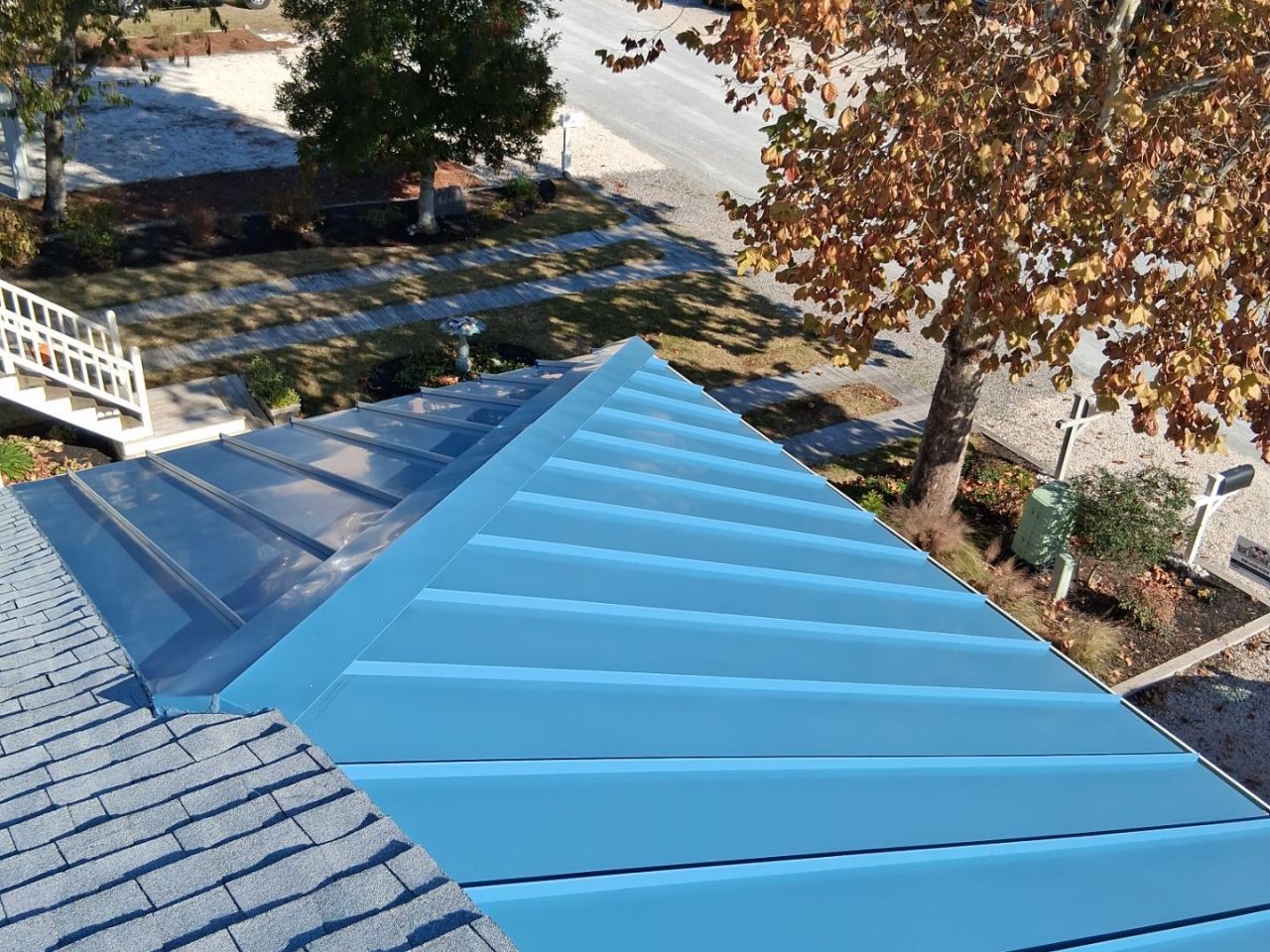 Standing Seam Metal Roof & Silver Birch Shingle Upgrade in Sunset Beach, NC by RGR Construction and Roofing, LLC