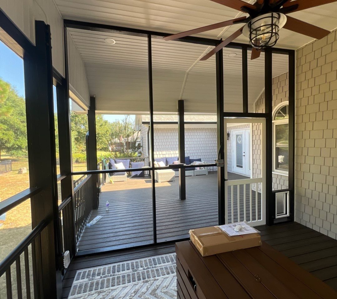 Back Porch Addition in Beau Rivage by RGR Construction and Roofing, LLC