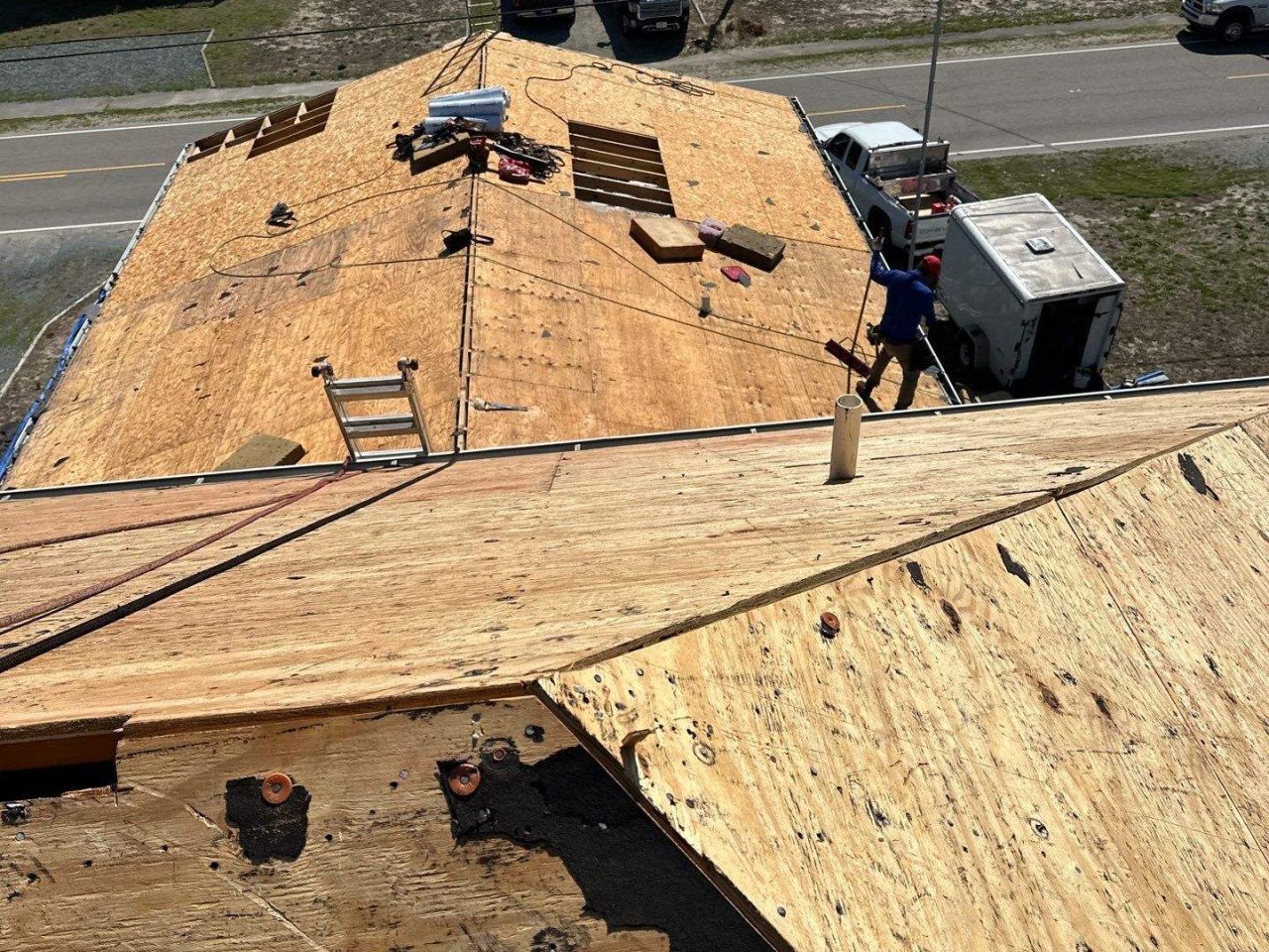 RGR Construction and Roofing FORTIFIED Roof Replacement project in Surf City, NC