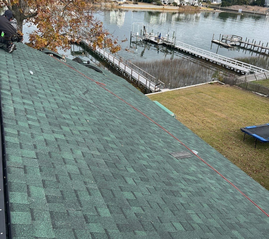 RGR Construction and Roofing FORTIFIED Roof Replacement project in Oak Island, NC