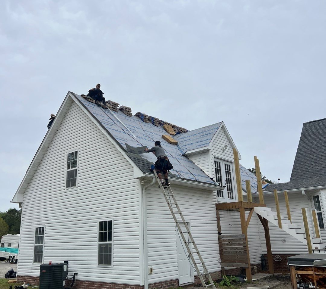 RGR Construction and Roofing Roof Replacement project in Rocky Point, NC