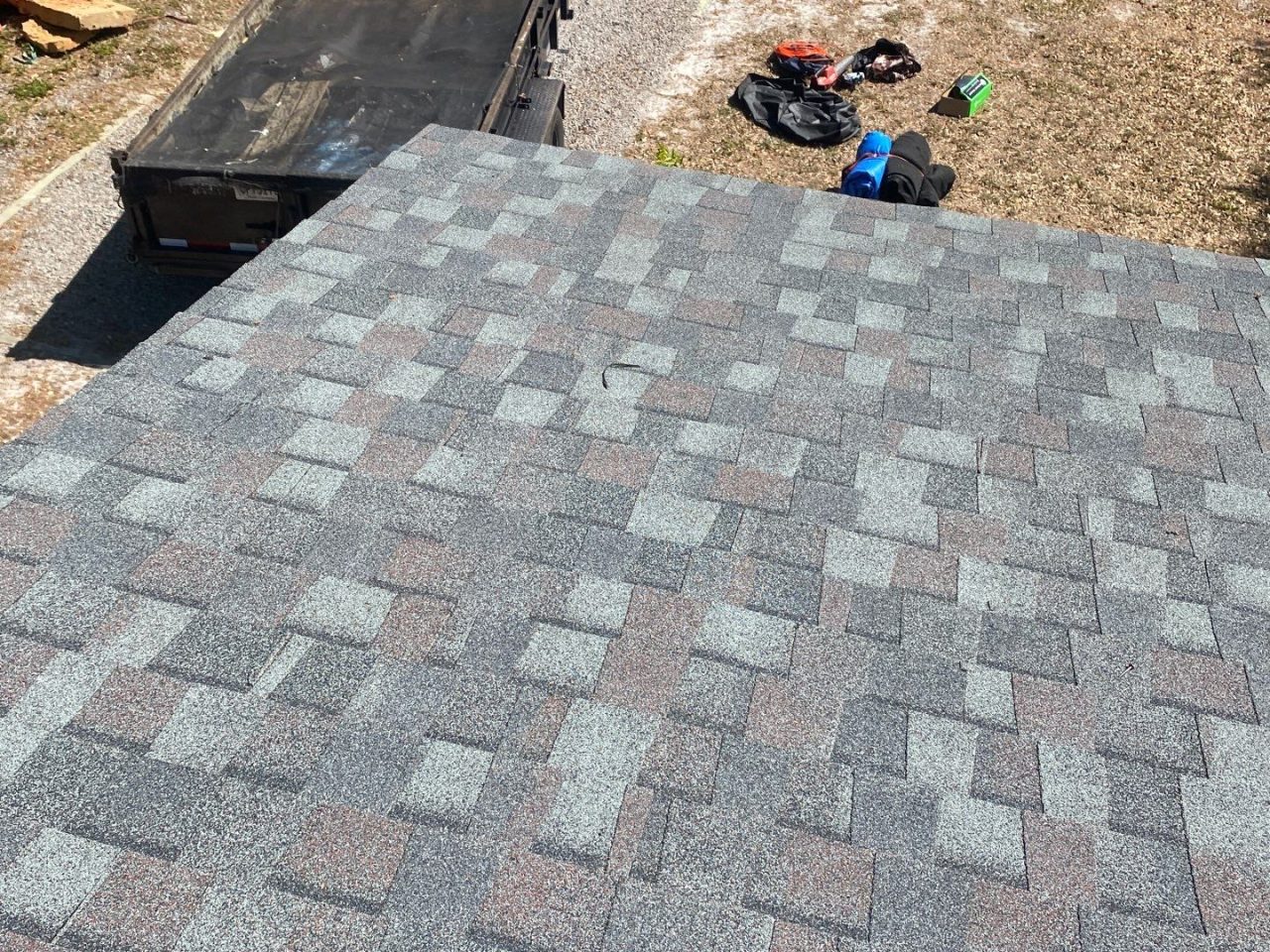 RGR Construction and Roofing FORTIFIED Roof Replacement project in Oak Island, NC