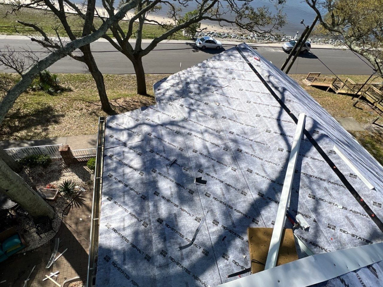 RGR Construction and Roofing, LLC Metal Roof Installation project in Southport, NC