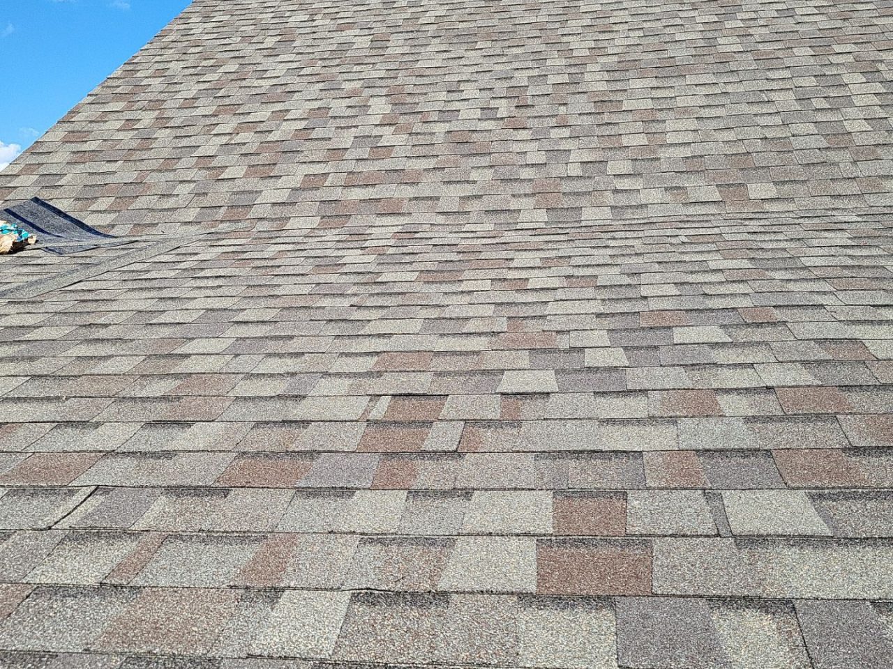 Storm Damage Repair using Black Galvanized steel Square Roof Louver by RGR Construction and Roofing, LLC