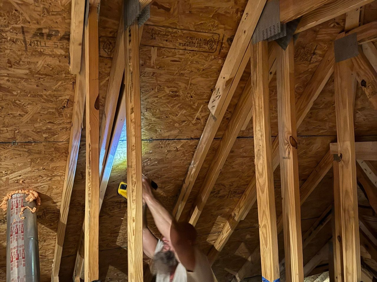 RGR Construction and Roofing Structural Repair project in Sunset Beach, NC