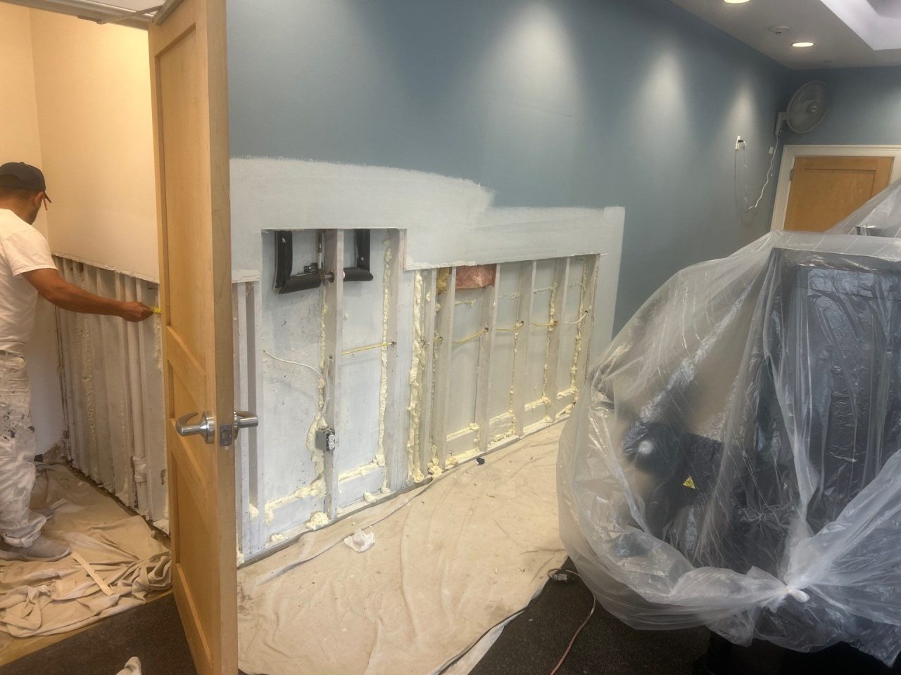 Commercial Interior Renovation in Brunswick Forest by RGR Construction and Roofing, LLC