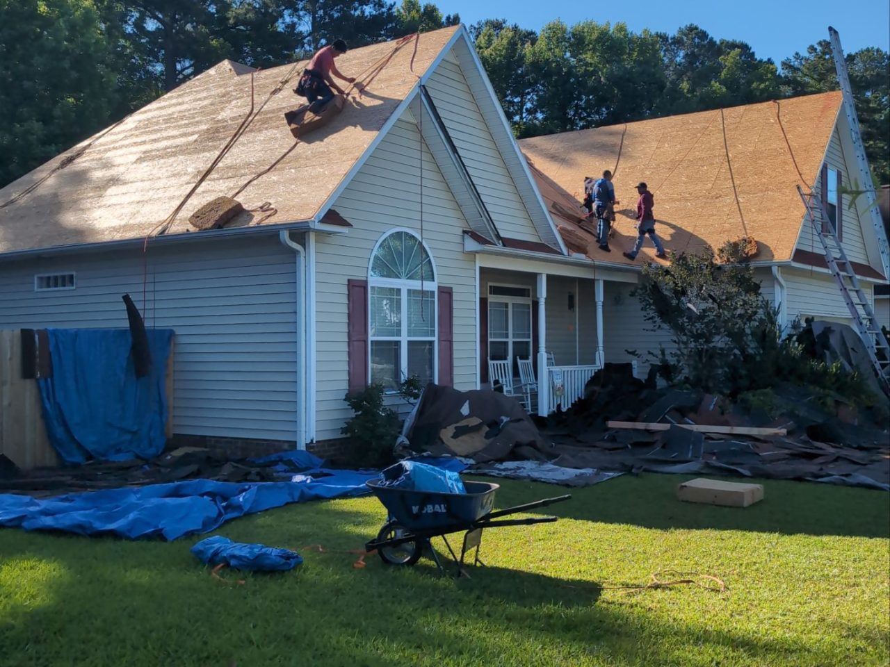 RGR Construction and Roofing FORTIFIED Roof Replacement project in New Bern, NC