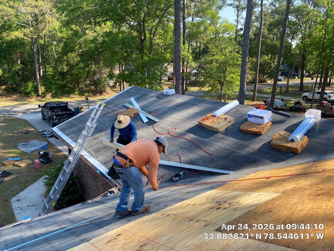 RGR Construction and Roofing, LLC FORTIFIED Roof Replacement project in Sunset Beach, NC