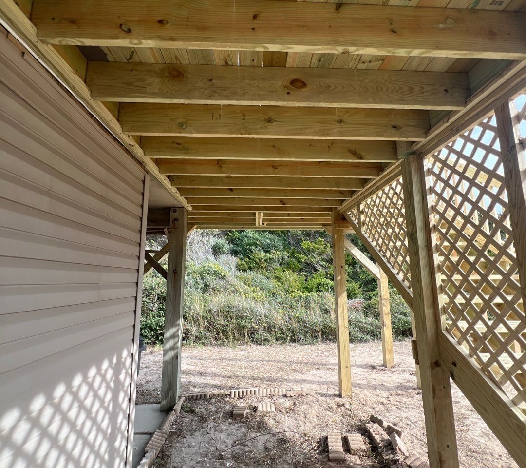 RGR Construction and Roofing, LLC Deck & Porches project in Oak Island, NC