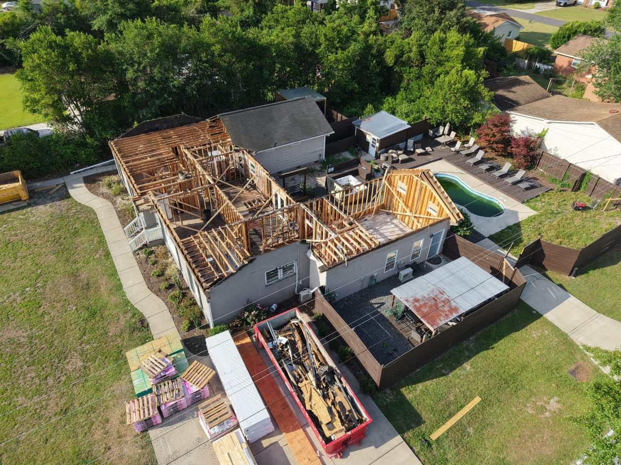 RGR Construction and Roofing, LLC Fire Damage Restoration project in Wilmington, NC