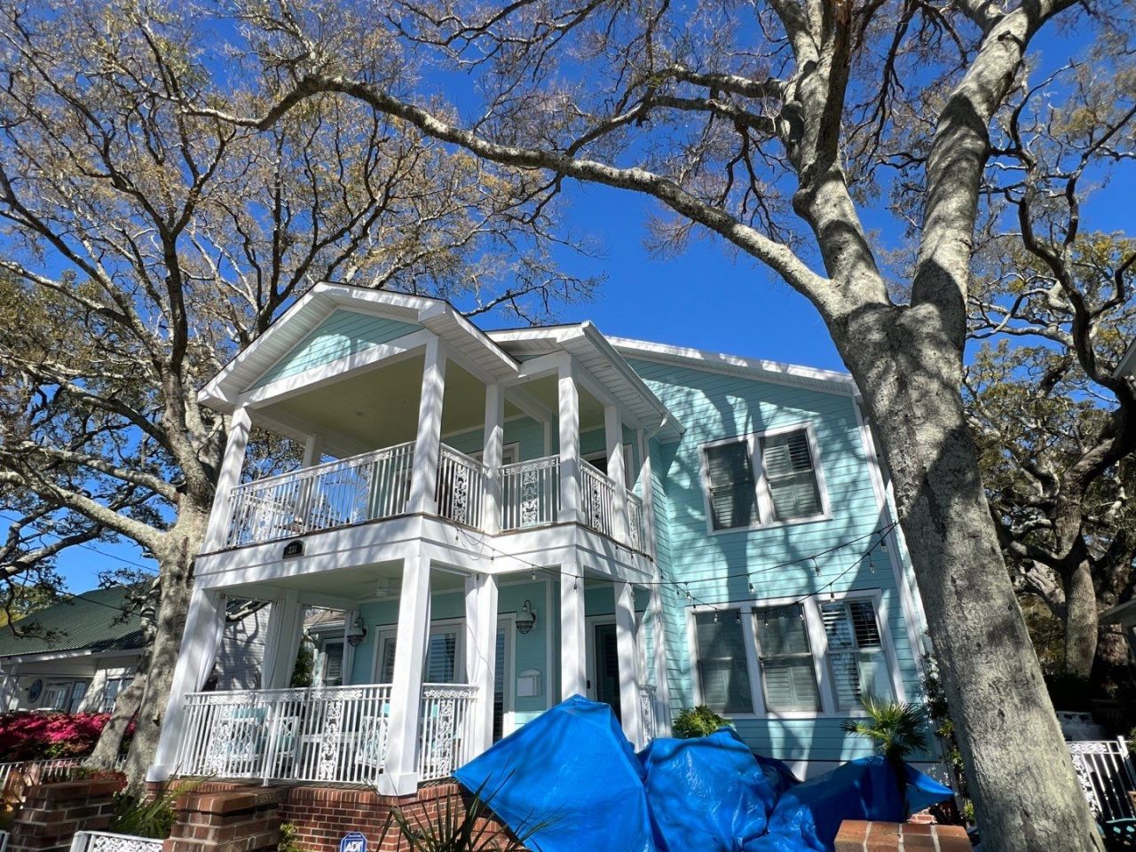 RGR Construction and Roofing, LLC Metal Roof Installation project in Southport, NC