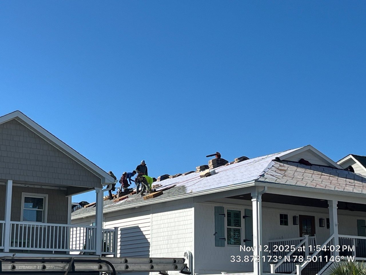 RGR Construction and Roofing, LLC Metal Roof Installation project in Sunset Beach, NC