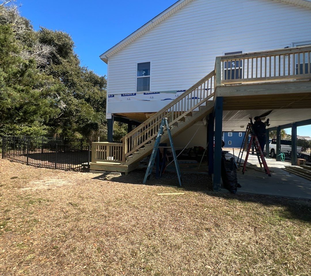 RGR Construction and Roofing, LLC Deck & Porches project in Oak Island, NC