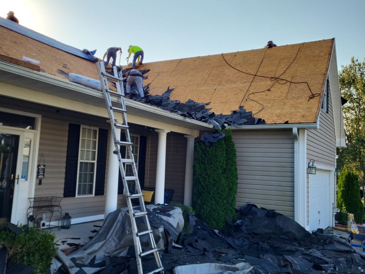 RGR Construction and Roofing, LLC Storm Damage Restoration project in Wilmington, NC